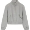 Blazer i normal passform i stretchig twill