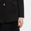 Blazer i normal passform med guldfärgade knappar