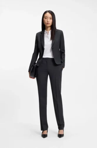 Blazer i regular fit i italiensk nyull