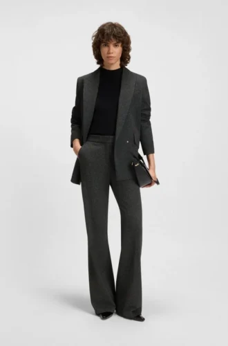 Blazer med normal passform och dold knäppning