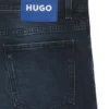 Blåsvarta slim fit-jeans i stretchdenim