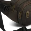 Bältesväska med logotypplatta i antiklook