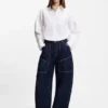 Blusar i oversized-passform i bomullspoplin Blusar i oversized-passform i bomullspoplin