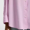Blusar i oversized-passform i bomullspoplin
