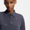 Blusar i oversized-passform med staplade logotyper