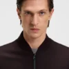 Borstad slim fit-jacka i stretchflanell