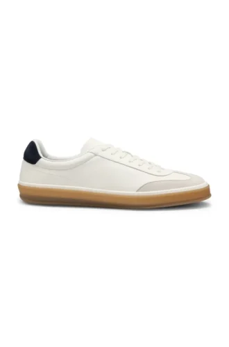 BOSS BY BECKHAM-sneakers i läder och mocka