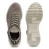 BOSS-MOTION-sneakers med stickat ovandel och läderdetaljer