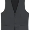 BOSS ONE – Slim fit-väst i serge av nyull