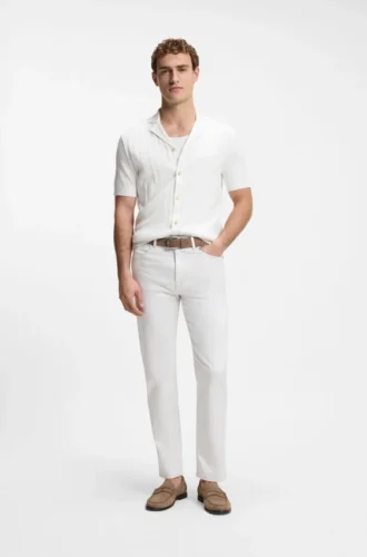 BOSS Selected by Shohei Ohtani-jeans i vit denim