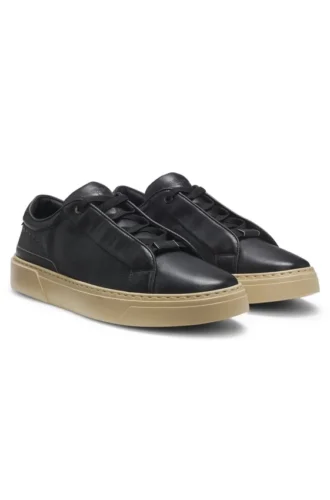 BOSS x ASTON MARTIN sneakers i läder