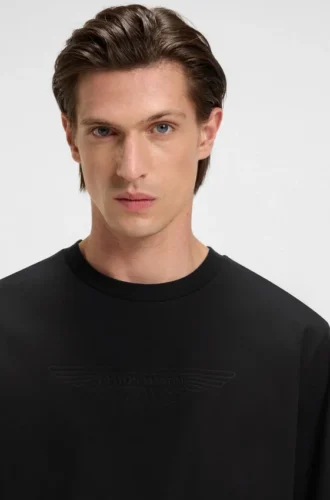 BOSS x ASTON MARTIN T-shirt med präglat logo