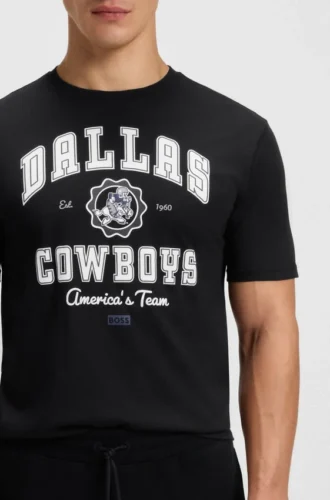 BOSS x DALLAS COWBOYS T-shirt med alternativt logo