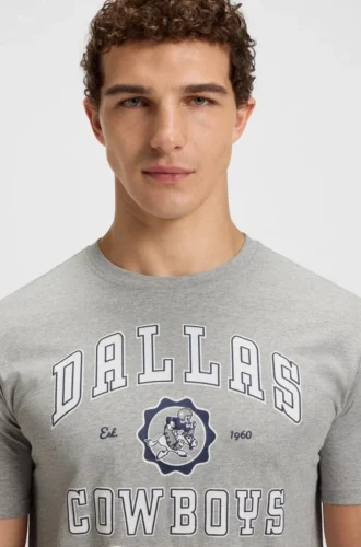 BOSS x DALLAS COWBOYS T-shirt med alternativt logo