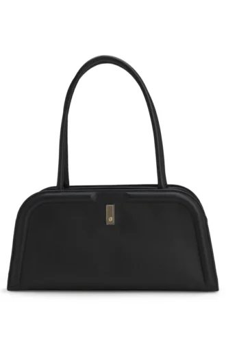Bowlingväska i läder med Double B-monogram
