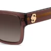 Bruna solglasögon i acetat med Double B-monogram