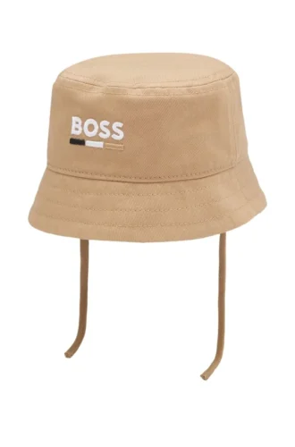 Bucket hat för spädbarn med broderad logotyp