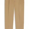 Byxor med avsmalnande passform i stretchig twill