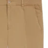Byxor med avsmalnande passform i stretchig twill