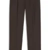 Byxor med modern passform i stretchig twill
