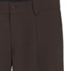Byxor med modern passform i stretchig twill