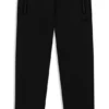 Byxor med normal passform i stretchig twill
