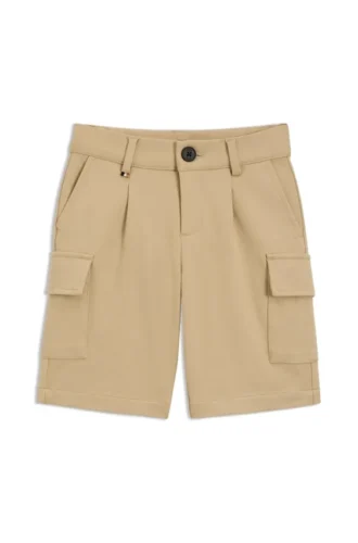 Cargoshorts för barn i stretchpiqué
