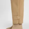 Casualbyxor i stretchig bomullstwill
