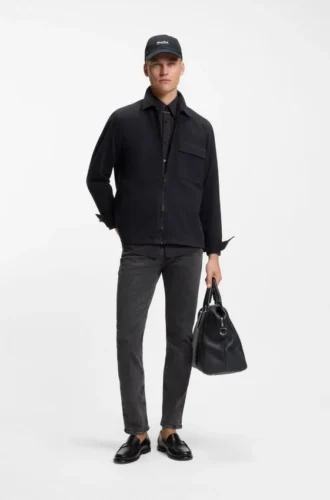 Delaware gråa slim fit-jeans i stretchdenim