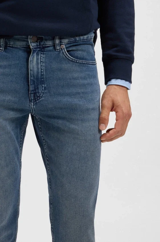 Delaware-jeans i slim fit i blå komfortstretch-denim Delaware-jeans i slim fit i blå komfortstretch-denim