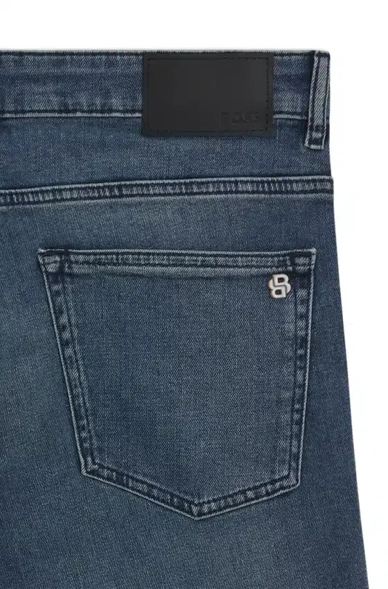 Delaware-jeans i slim fit i blå komfortstretch-denim Delaware-jeans i slim fit i blå komfortstretch-denim