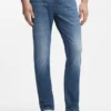 Delaware-jeans i smal passform i blå soft-motion-denim