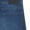 Delaware-jeans i smal passform i blå soft-motion-denim