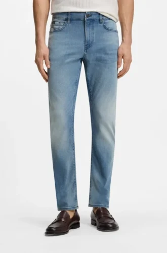 Delaware-jeans med smal passform i stretchdenim