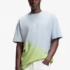 Dip-dyed T-shirt med logotyp i bomullsjersey