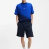 Dip-dyed T-shirt med logotyp i bomullsjersey