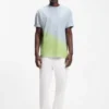 Dip-dyed T-shirt med logotyp i bomullsjersey