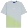 Dip-dyed T-shirt med logotyp i bomullsjersey