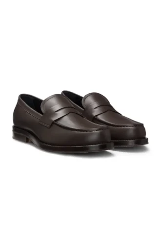 Dressletic-loafers i mjukt läder
