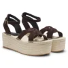 Espadriller i mocka med Double B-monogram