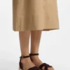 Espadriller i mocka med Double B-monogram