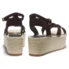Espadriller i mocka med Double B-monogram