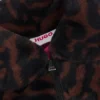 Faux fur-jacka för barn med leopardmönster