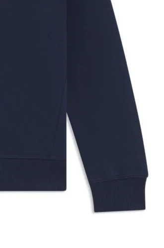 Fleece-hoodie för barn med logotryck