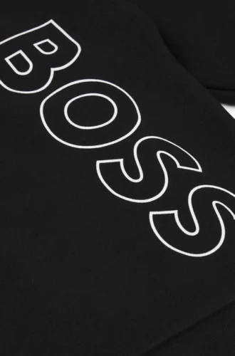 Fleece-sweatshirt för barn med vertikalt logo