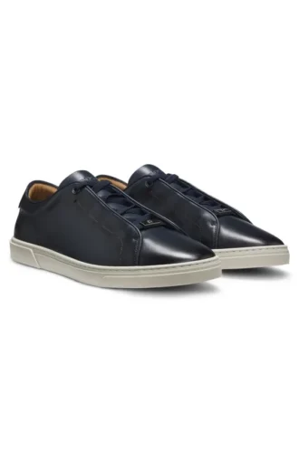 Gary-sneakers i borstat läder