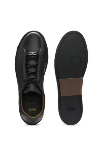 Gary-sneakers i borstat läder