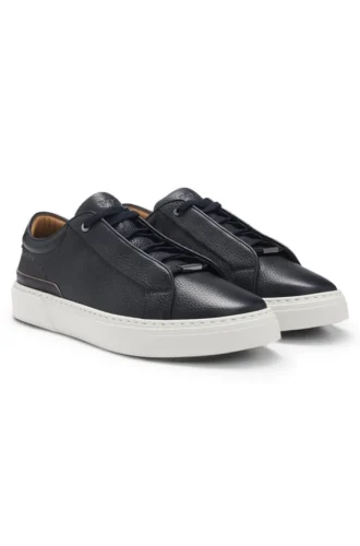 Gary-sneakers i kornigt läder