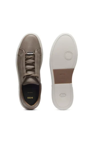 Gary-sneakers i kornigt läder