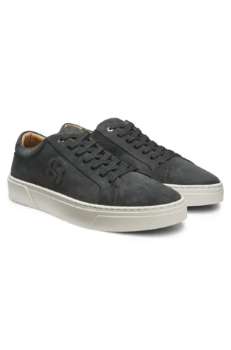 Gary-sneakers i mocka med velour-effekt